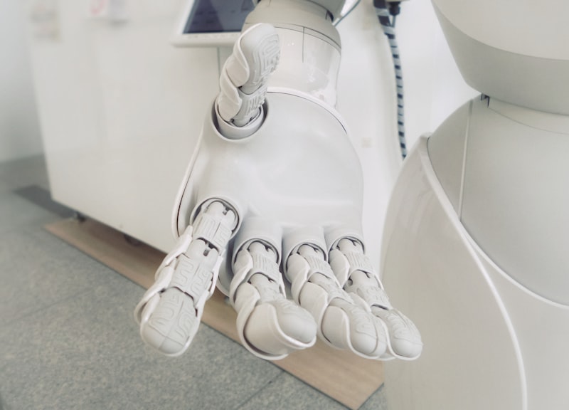 Robotic hand highlighting actuation and tactile perception